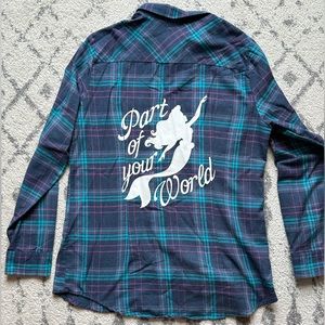 Little Mermaid flannel